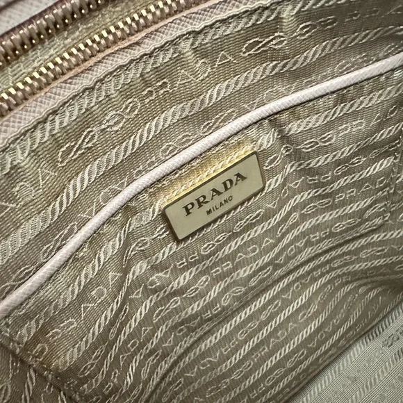 Prada Saffiano Lux Galleria Taupe Leather - Medium Size - Picture 9 of 10